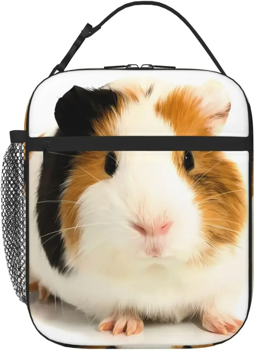 

Cute Guinea Pig Lunch Bag For Women Men Insulated Reusable Lunch Box Cooler Totes For Work Office Picnic Camping Traveling