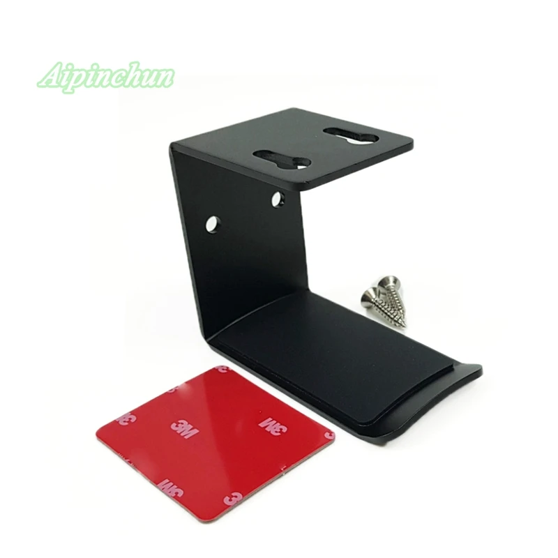 Soporte de Metal para auriculares, gancho de pared de aleación de aluminio, soporte para auriculares con tornillos adhesivos
