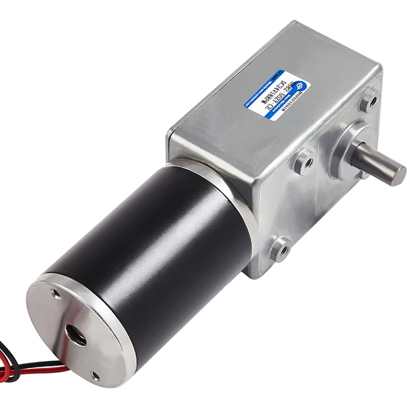 

5882-50ZY Worm Gear DC Reduction Motor Gear Motor High Torque Low-Speed Speed Regulating Motor DC 12V Shaft Diameter 10MM