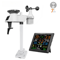 0310-019T Large screen WiFi wireless weather station, weather forecast, wind speed, rainfall, temperature, humidity