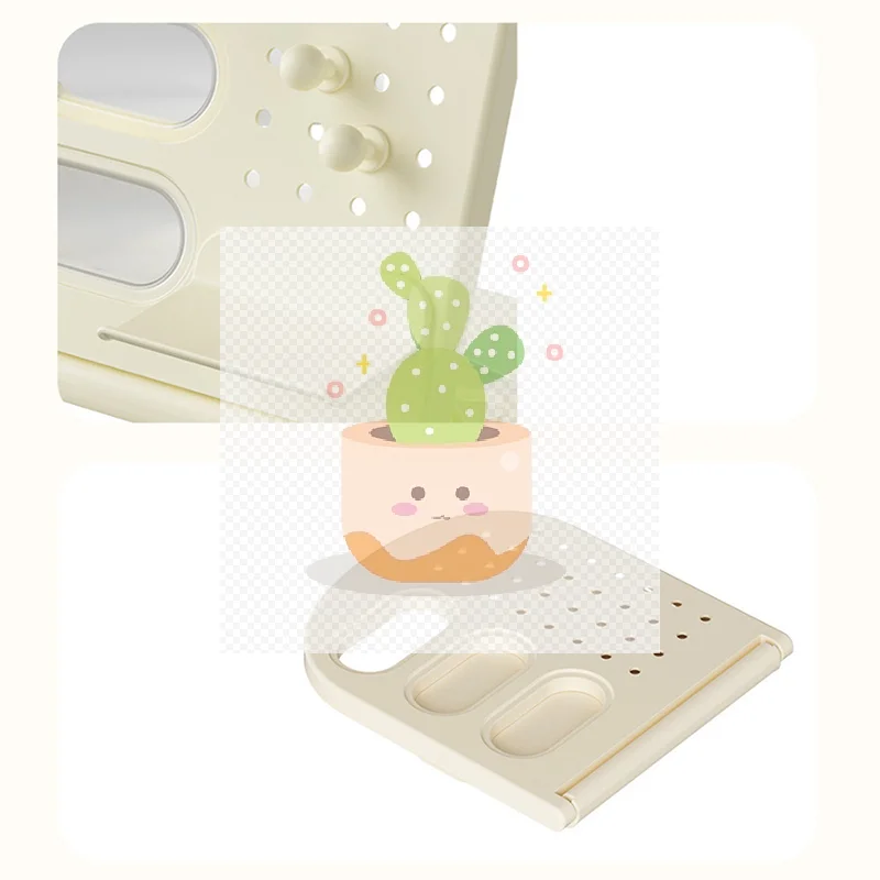 فرشاة للمكياج وصندوق تخزين الأدوات لسطح المكتب ذو سعة كبيرة برميل قلم إبداعي عالي القيمة رف تخزين مائل