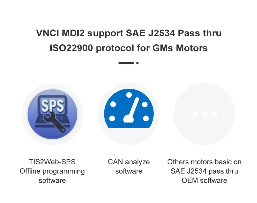VNCI MDI2 Diagnosegerät für GM/Cadillac/Chevrolet/Buick Fahrzeuge, kompatibel mit TLC/GDS2/DPS/Tech2win Software, unterstützt CAN FD DoIP. – Detail 11