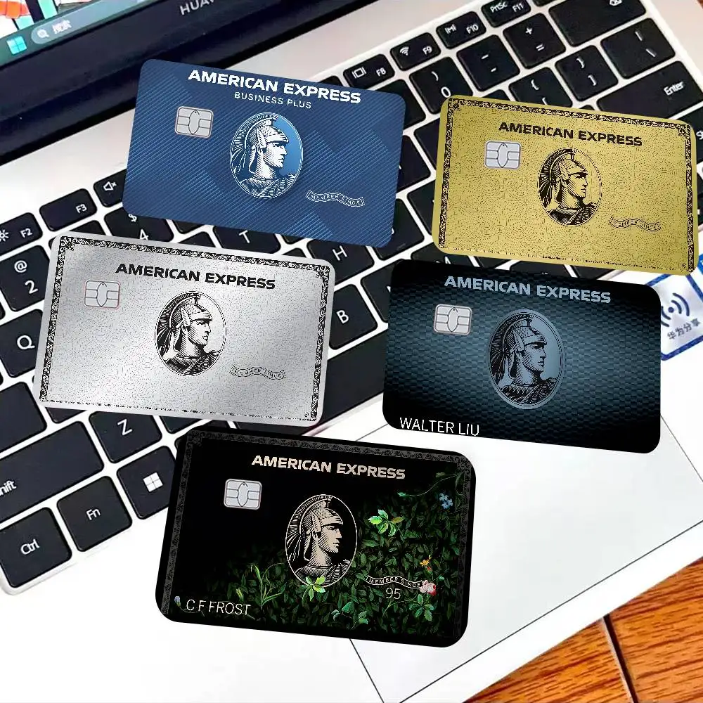 C-CenTurion Black Card Fashion Matte Gold Silver Black Matte Film Skin Sticker Tape for Bank Credit Debit Card