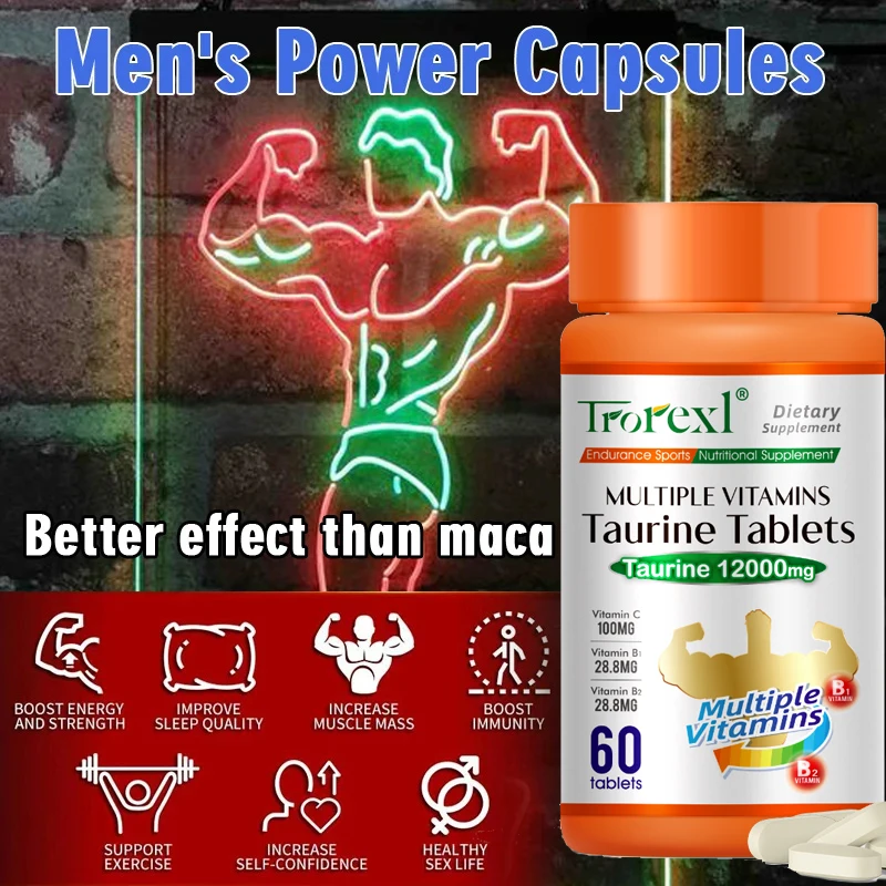 Multi Vitamin Taurine Tablets - Booster for Men