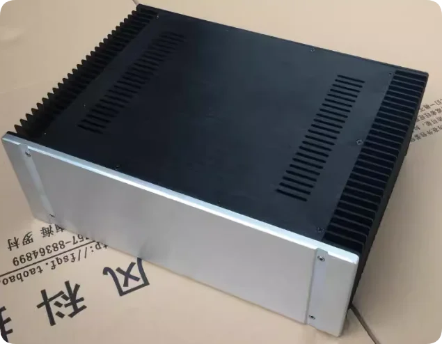 QF2/All aluminum amplifier chassis / Preamplifier case /Power Supply Chassis /AMP Enclosure DIY box (430 *150 *311mm)