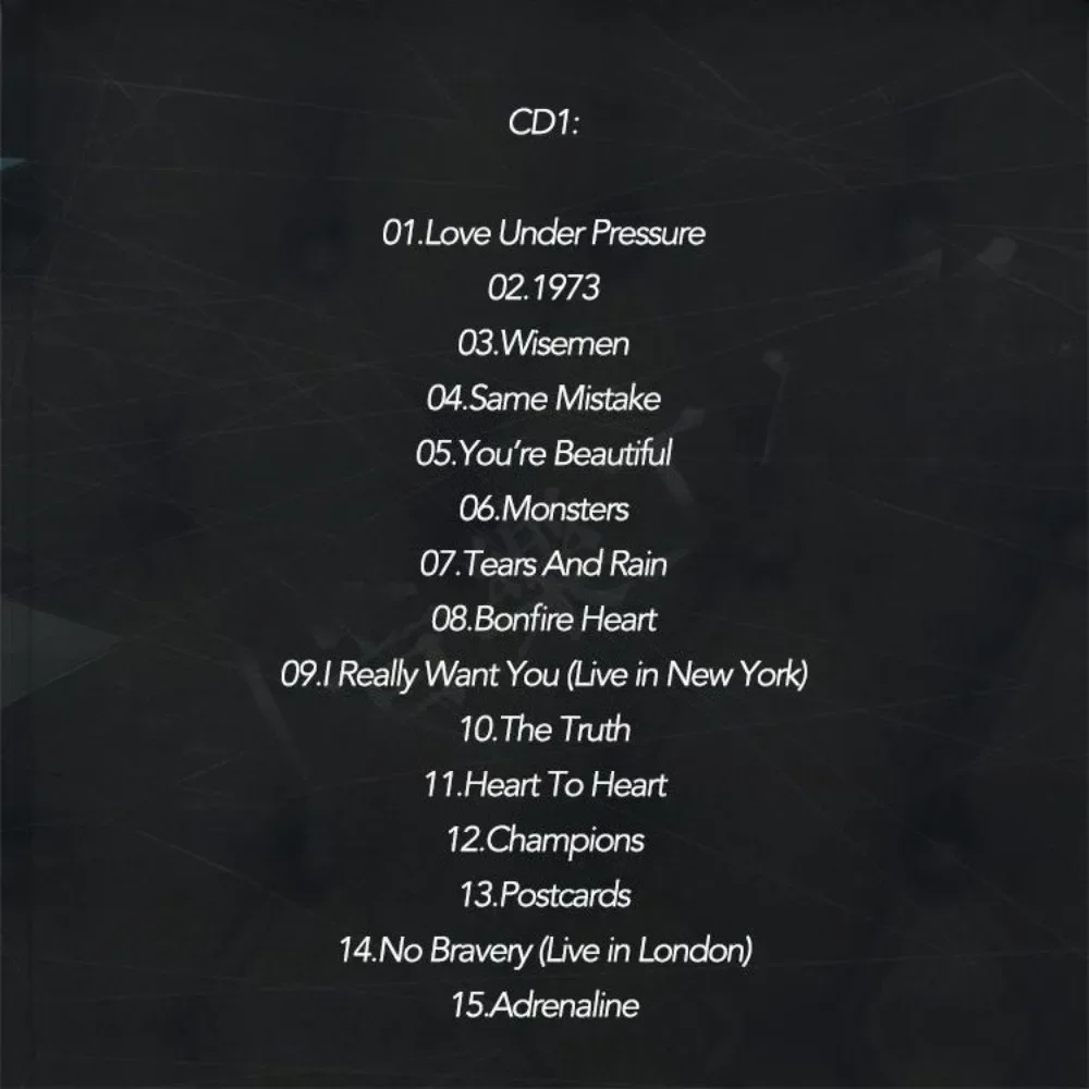 مجموعة James Blunt Hit 2CD - The Captain Poet - مسارات البوب الغربية لمحبي الموسيقى #3