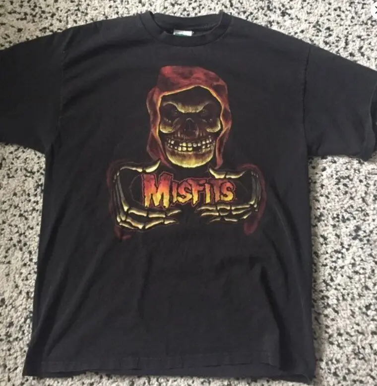 

Винтажная Футболка Misfits, мужская и женская одежда унисекс