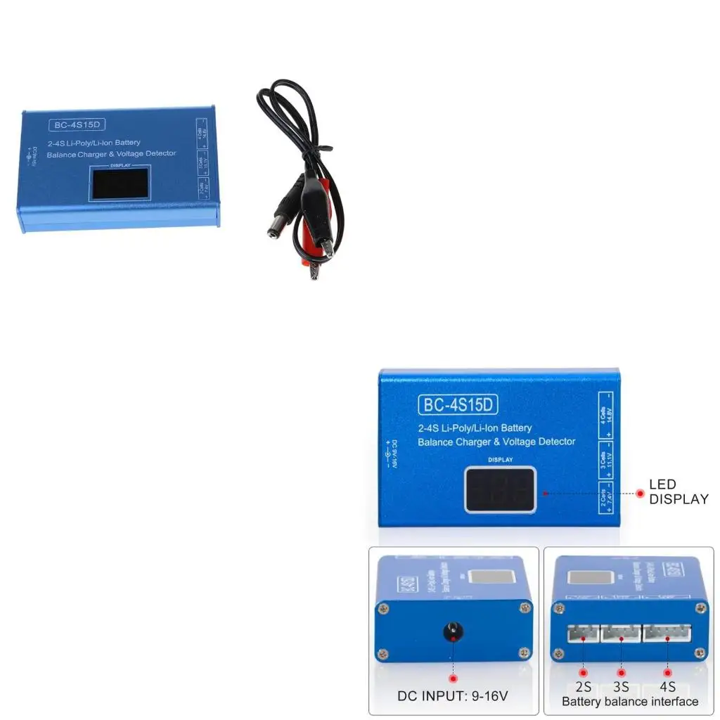 

BC-4S15D Battery For 2-4S With Real Time Voltages Display And High Charging Accuracy For EnhancesSafety