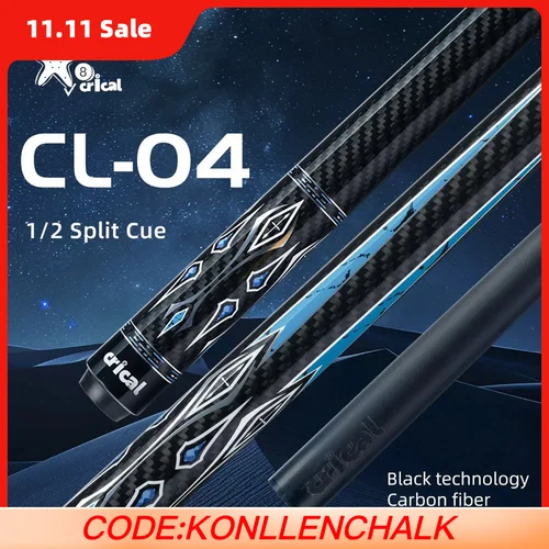 Bâton de queue de billard en Fiber de carbone CRICAL 58 