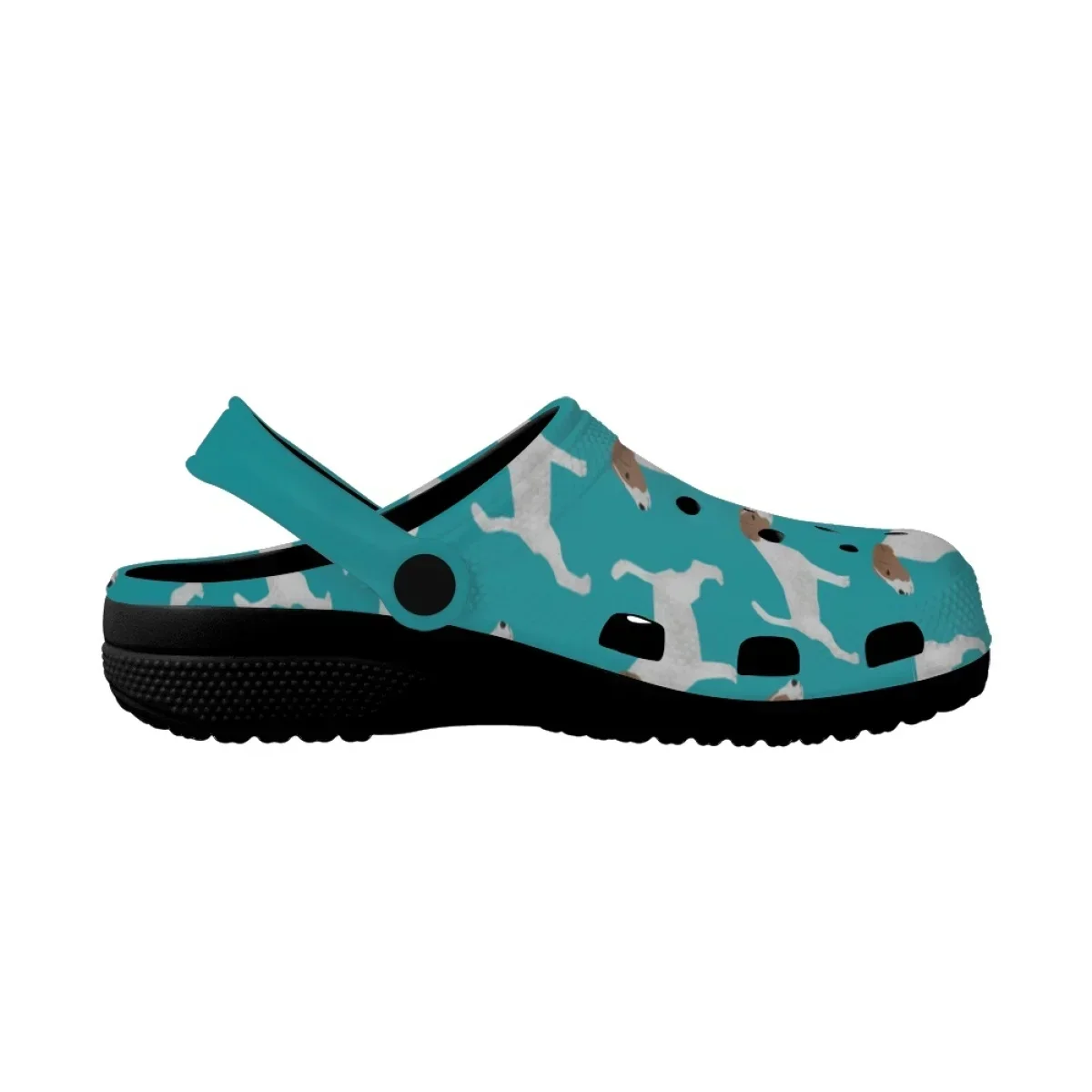 Cute Outdoor Sandals Jack Russell Terrier Animal Pattern Summer Home Slippers For Women Girls Beach Hole Water Shoes Clogs