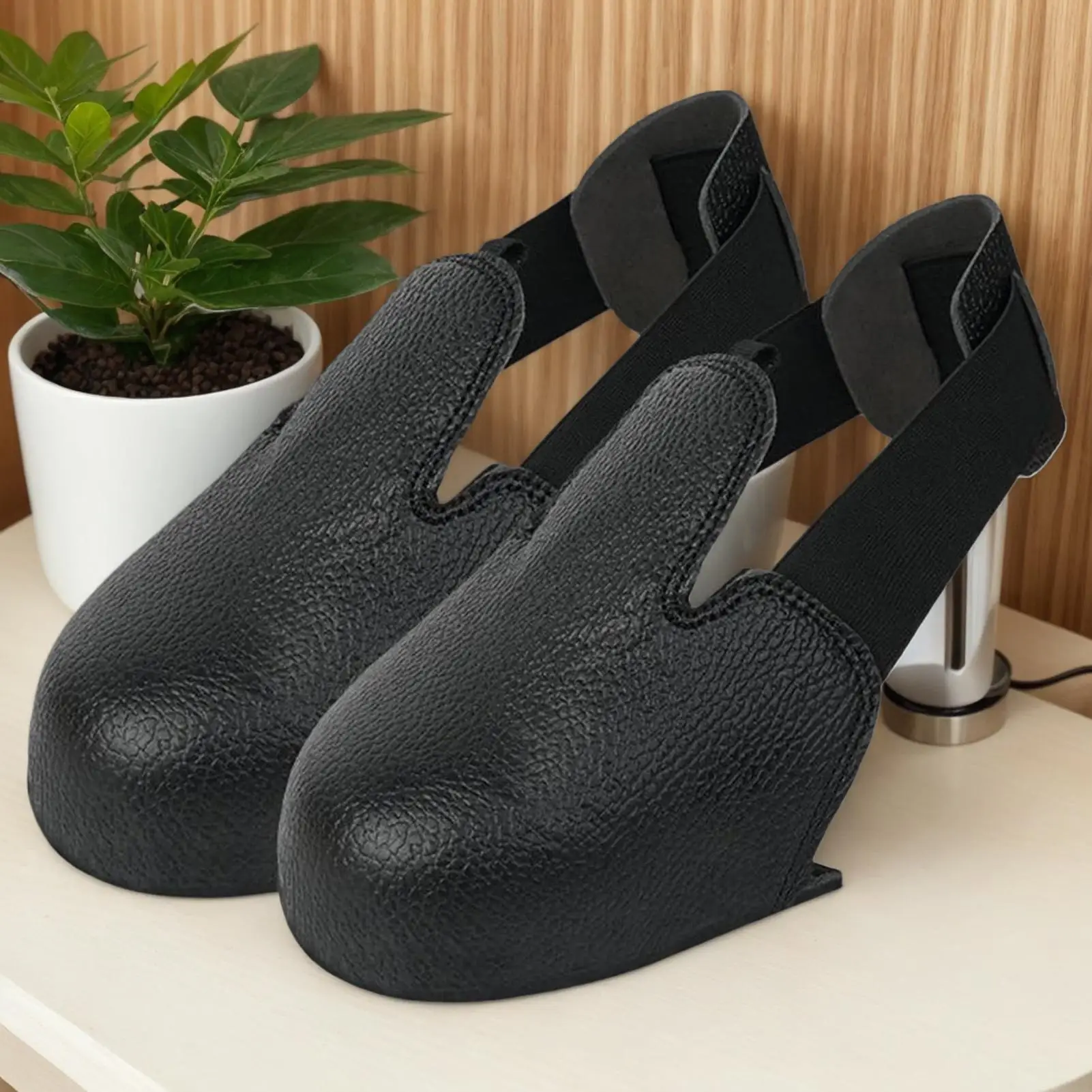 Steel Toe Covers Foot Supports Ball-Of-Foot Cushions Insoles Protection Anti-Smash Composite Toe Inserts Attachment Strap
