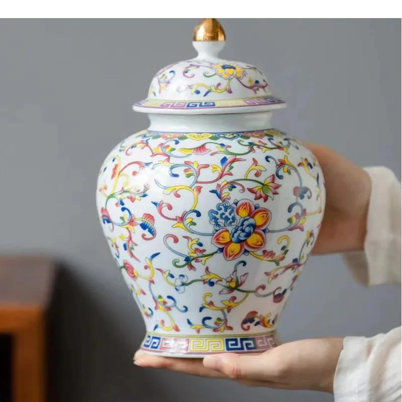 

Эмалированный окрашенный керамический горшок, чайник, имбирная банка, фарфоровая канистра, органайзер для хранения, настольный контейнер