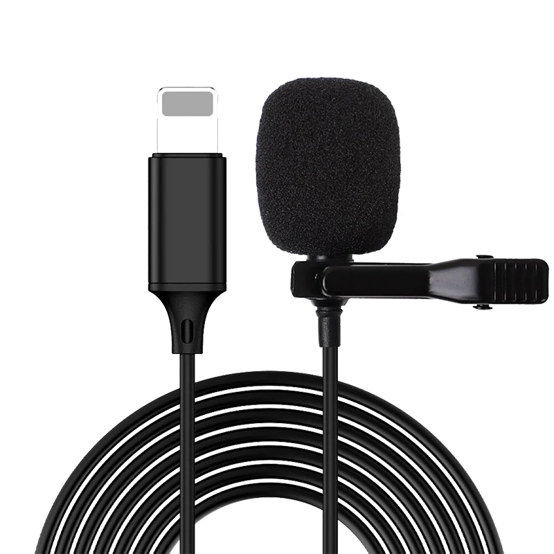 MAGICVOICE JH-041 LIGHTNING GİRİŞLİ WIRED YOUTUBER LAPEL MICROPHONE