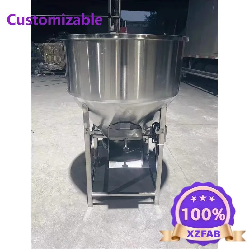 Factory Direct 2026 Feed mixer 304 stainless steel thickened granule mixing medicine breeding mixing machine seed coating home