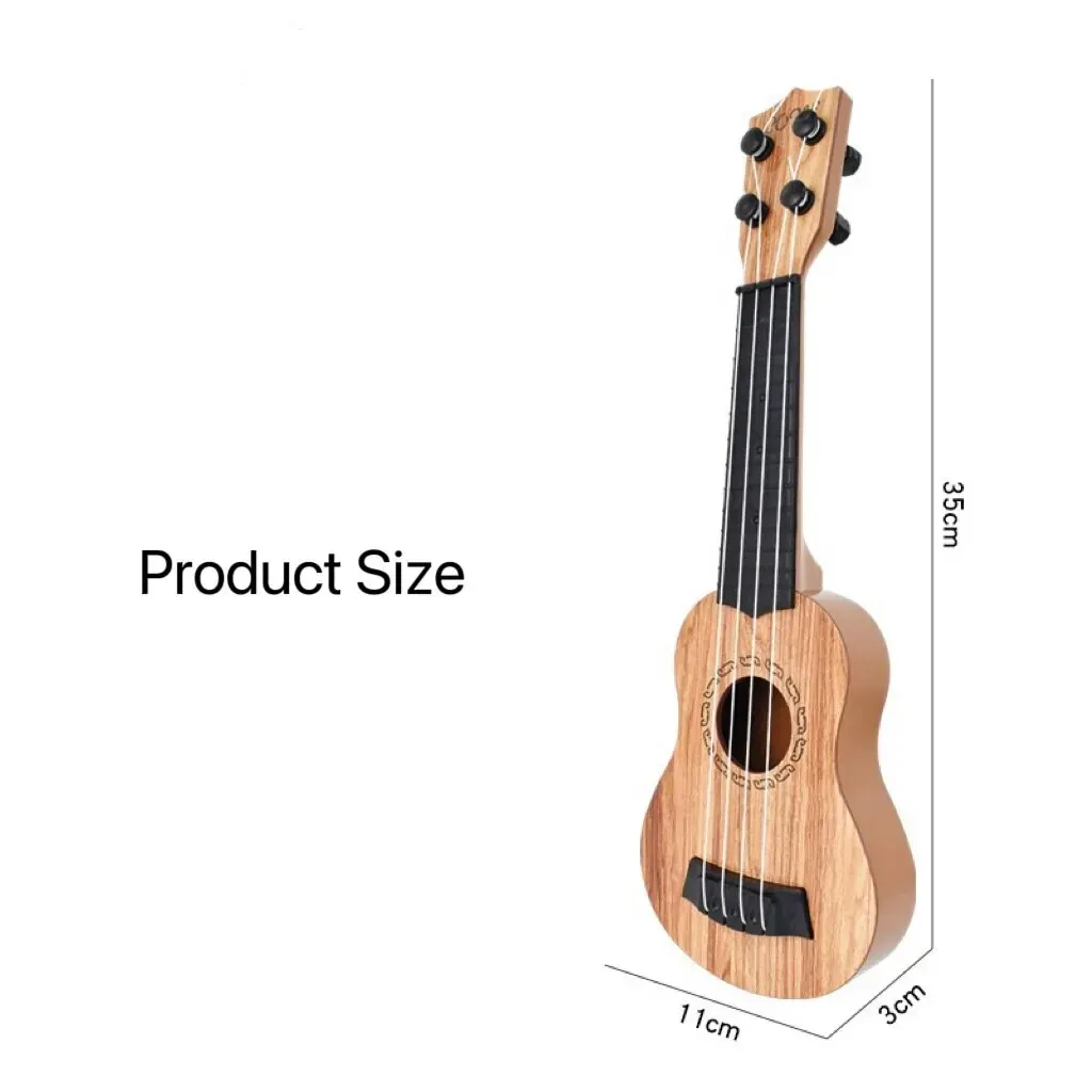 Brinquedo de guitarra infantil, pode ser usado para tocar instrumentos elementares com pás, Yukrili, brinquedos musicais, 35cm