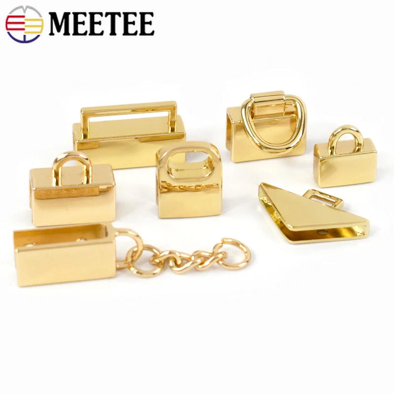 4/10Pcs Metal Bag Side Clip Buckle Handbag Shoulder Strap Connect Clasp Tail Clips Hanger Hanging Craft Hardware Accessories