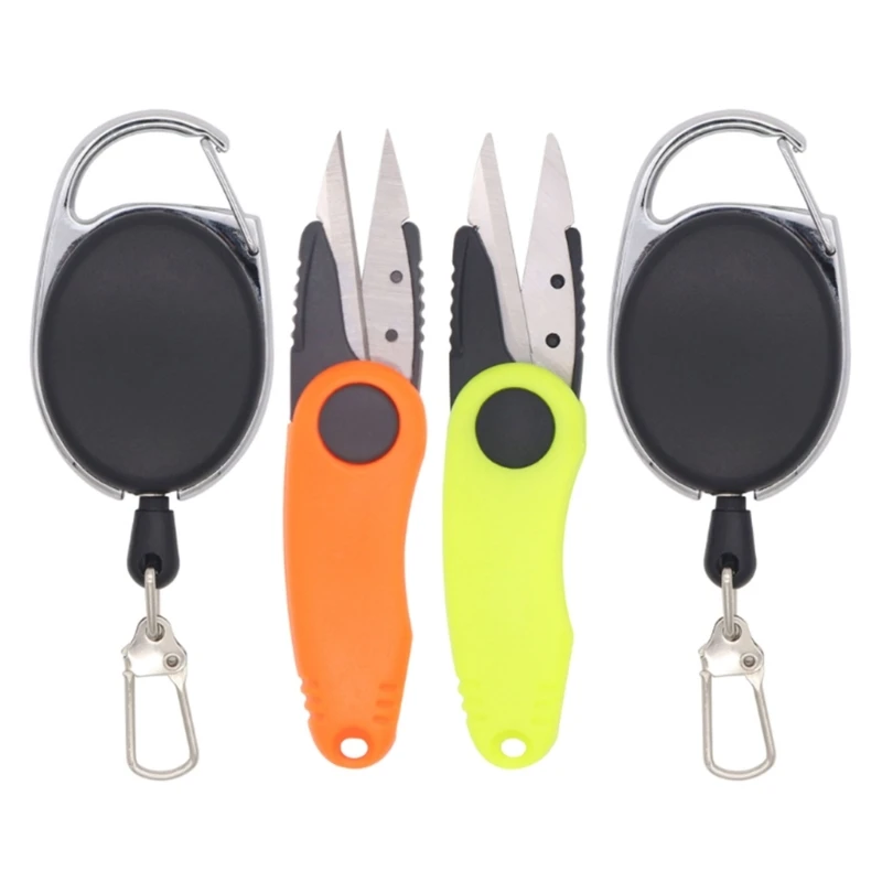 Fishing Scissors Multifunction Foldable Braided Line Cutter Fishing Tackle 448D