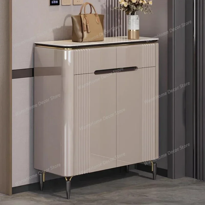 

Living Room Cabinets Home Furniture Light Luxury Rock Slab Shoe Rack Shoe Organizer Shoerack Shoes Organizer Shoe Cabinet