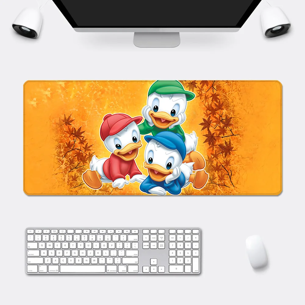 Cartoon Donald Duck Daisy Ducks Couple Mousepad HD Printing Computer Gamers Locking Edge Non-slip Mouse Pad Keyboard PC Desk Pad