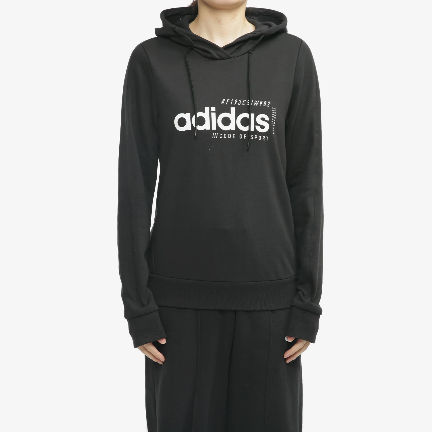 Adidas genuine Women's Knit Casual Sports Hooded Pullover Sweatshirt EI4632