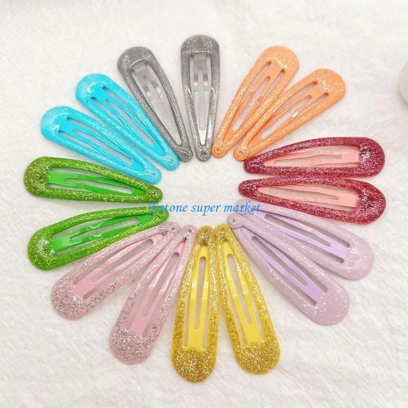 090B 10 Uds. Accesorios brillantes para cabello infantil Clips aleación pasadores ligeros