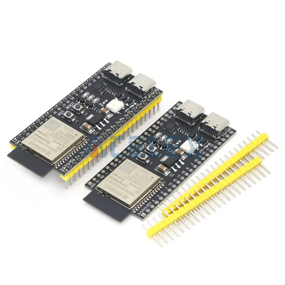 Imagem -03 - Placa de Desenvolvimento Dual Tipo-c da Internet das Coisas Esp32 Esp32-s3 Wifi Bluetooth Core Board Devkit c N16r8