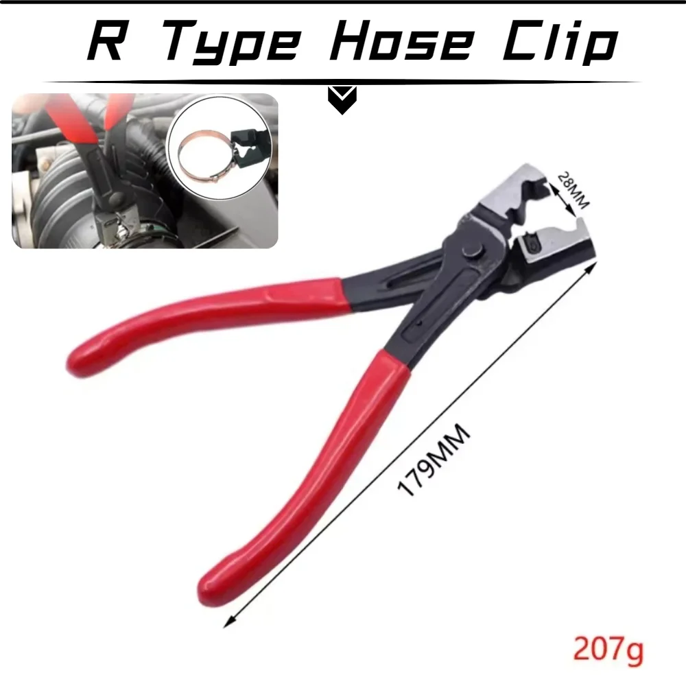 Professional Auto Car Water Oil Pipe Metal Clic Clicr-R Type Hose Clip Plie Collar Clamp CV Boot Swivel Tool Flat-Band Hose