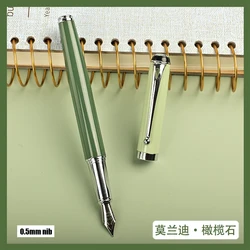 New Luxury Quality Morandi Pen Fashion Various Colors Student Office Fountain Pen School Stationery Supplies Ink Pens