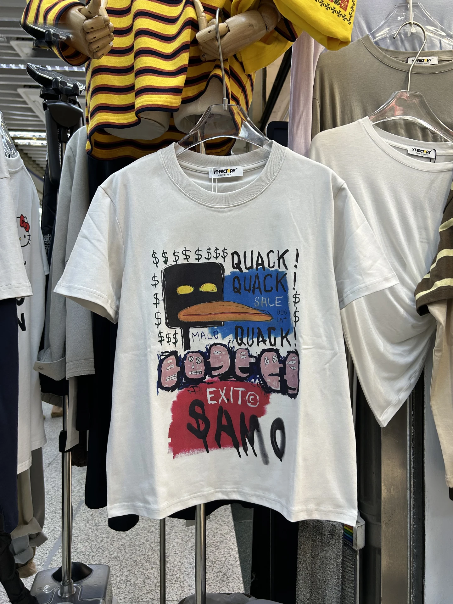 

Женская летняя футболка Regular Fit с коротким рукавом, простым круглым вырезом, креативным принтом, универсальная, стройнящая, маленького размера.