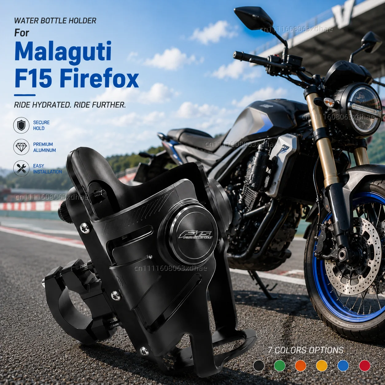 

Motorcycle Water Bottle Holder For Malaguti F15 Firefox 1997-2005 Coffee Beverage Tea Cup Support Modification Accessories