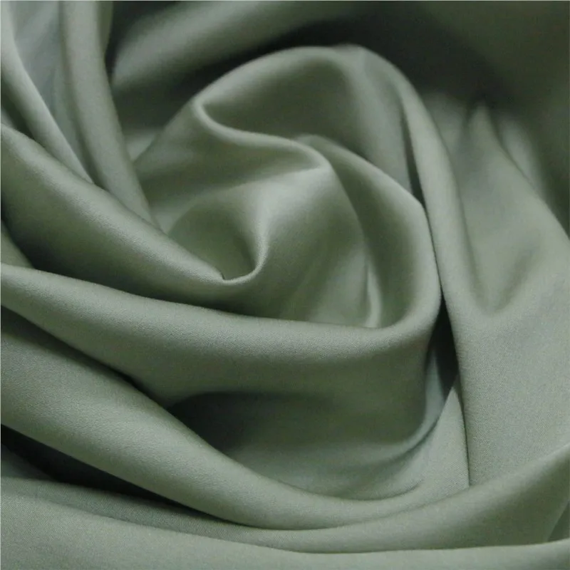 

Anti-wrinkle and elastic silk Double Qiao 19 momme small weight fabric 140CM wide