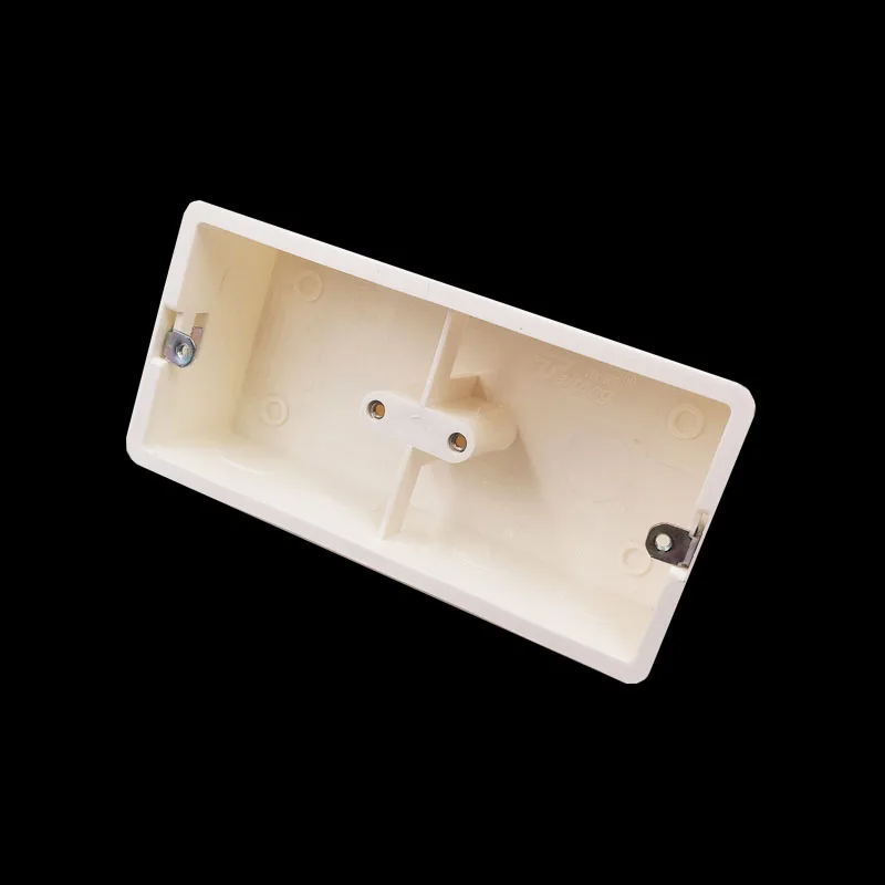 86 Universal Junction Box Concealed Double Blocking Fuel Thickened Bottom Box For Wall Switch Socket