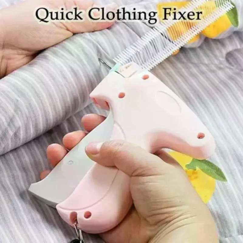 Label Gun Quilt Holder Hangtag Gun Soft Silicone Pinless Snap Single Needle Sewing Gun Non-Tracking Sheet Anti-slip Tool