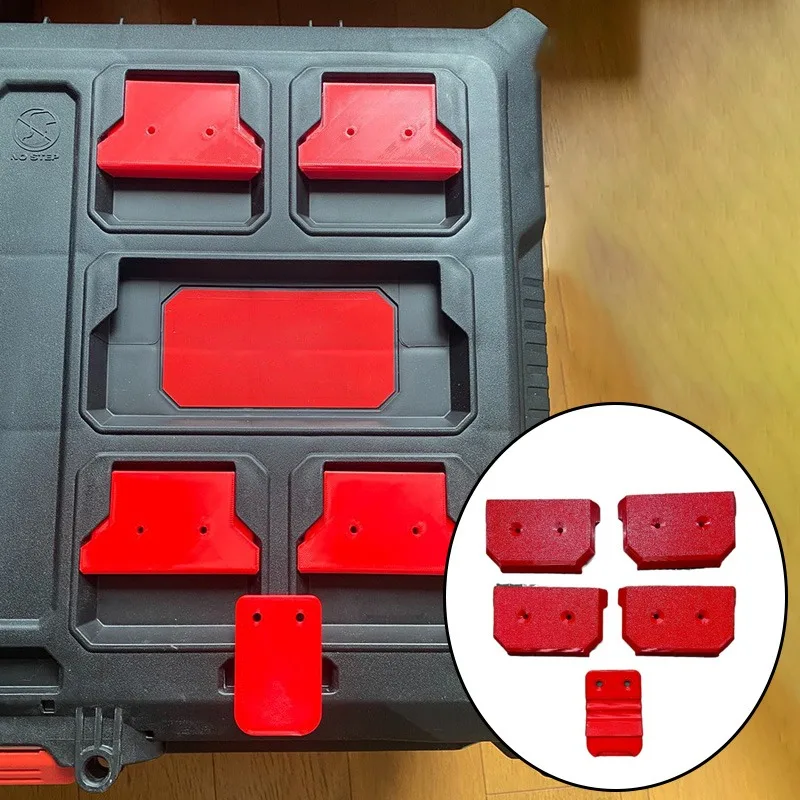 PACKOUT Toolbox Top Cover Base Parts for Milwaukee DIY Tool Storage Boxes Modified Parts 3D Printing Tool Box Accessories