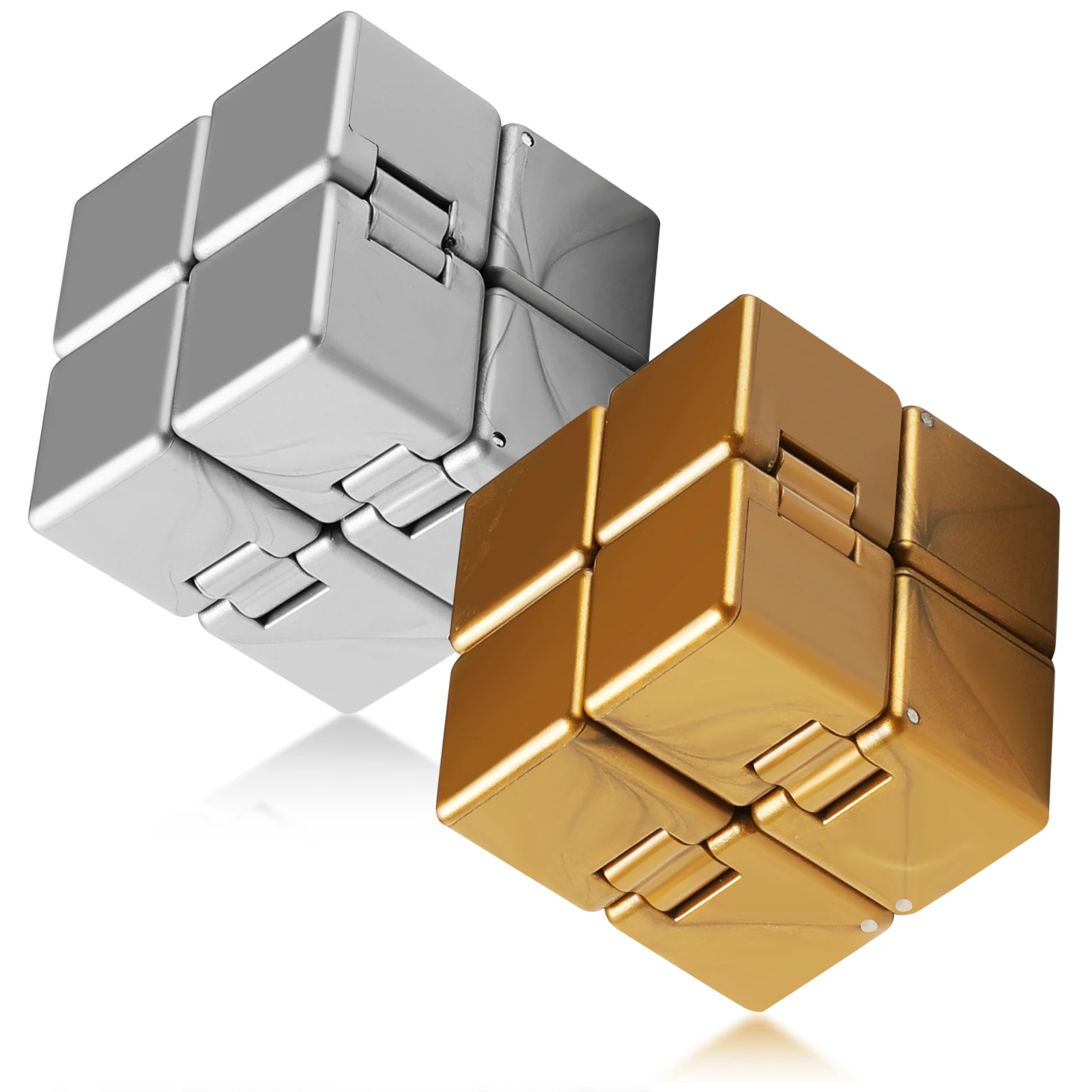 Brinquedo sensorial de cubo infinito, jogo de inquietação para crianças e adultos, mini brinquedo legal para alívio de estresse e ansiedade e matar tempo