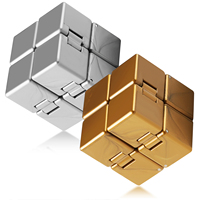 Infinity Cube Sensory Fidget Toy, Fidgeting Game for Kids and Adults, Cool Mini Toy for Stress and Anxiety Relief and Kill Time