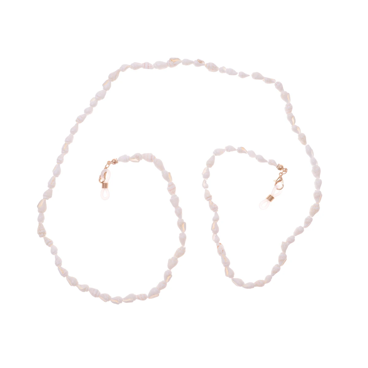 

Fashion White Conch Shell Eyeglasses Chain Anti-Slip Glasses Holder Strap Sunglasses Eyewear Retainer Lanyard Sport Cycling
