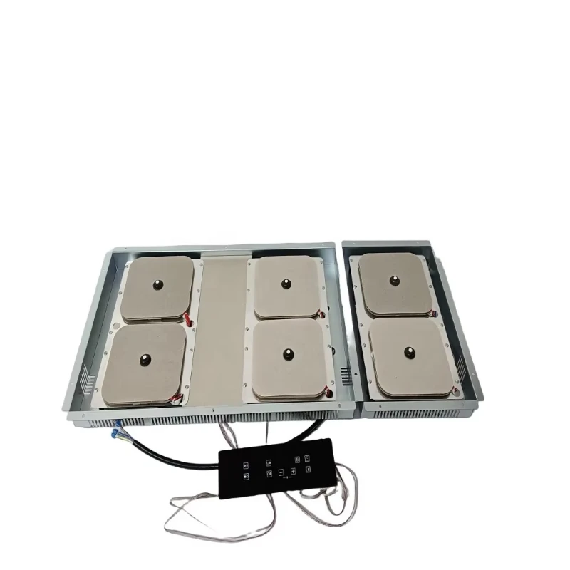

2025 New Design 110V~220V Four Electric Invisible Induction Cooker for Counter Top /6 Zone Invisible Induction Cooktop