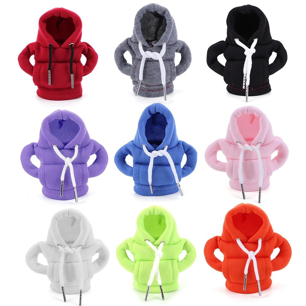 

Car Styling Hoodie Handle Creative Shift Lever Handle Kit Washable Hoodie Cover Decoration Funny Car Interior Accessories