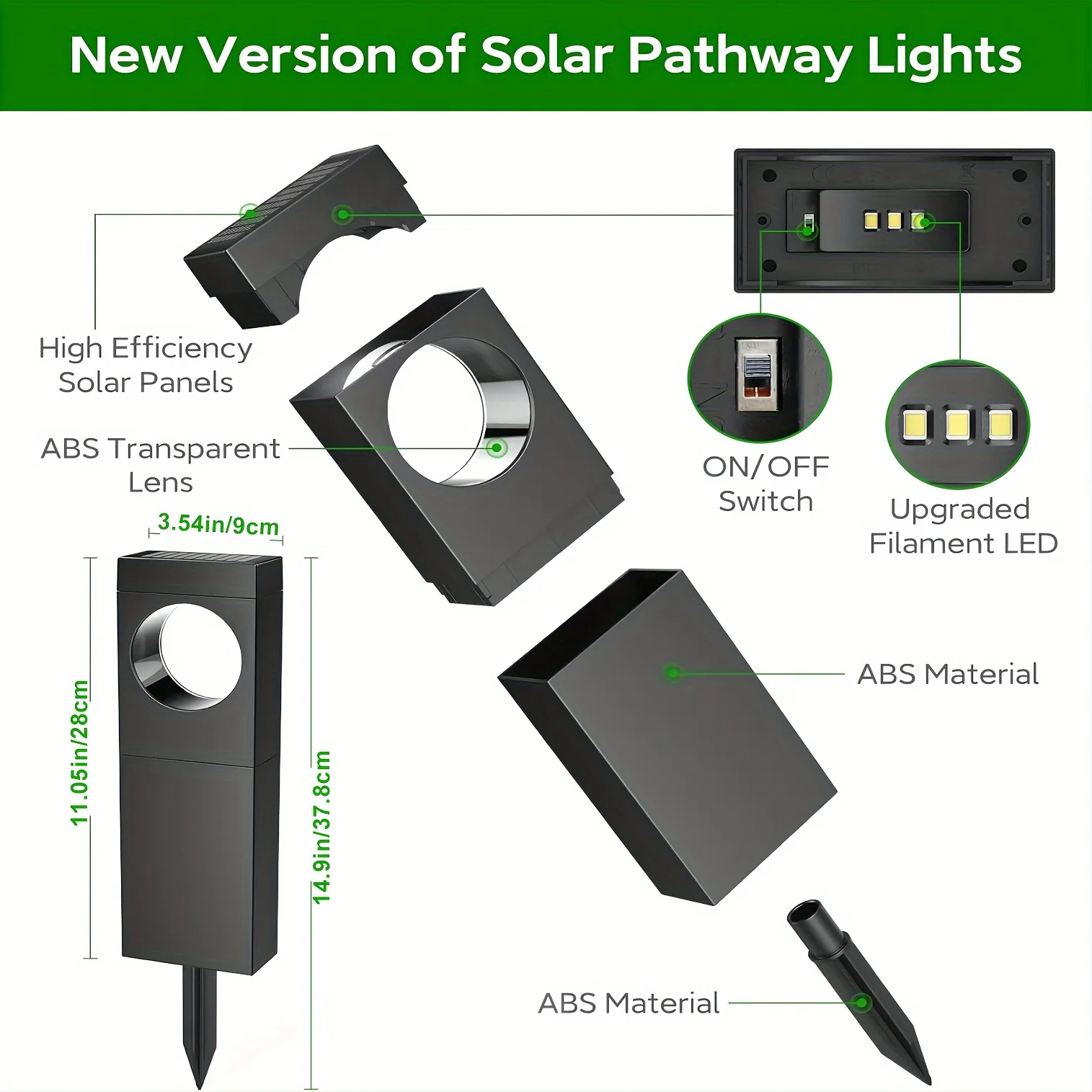 Bright Solar Pathway Lights 3