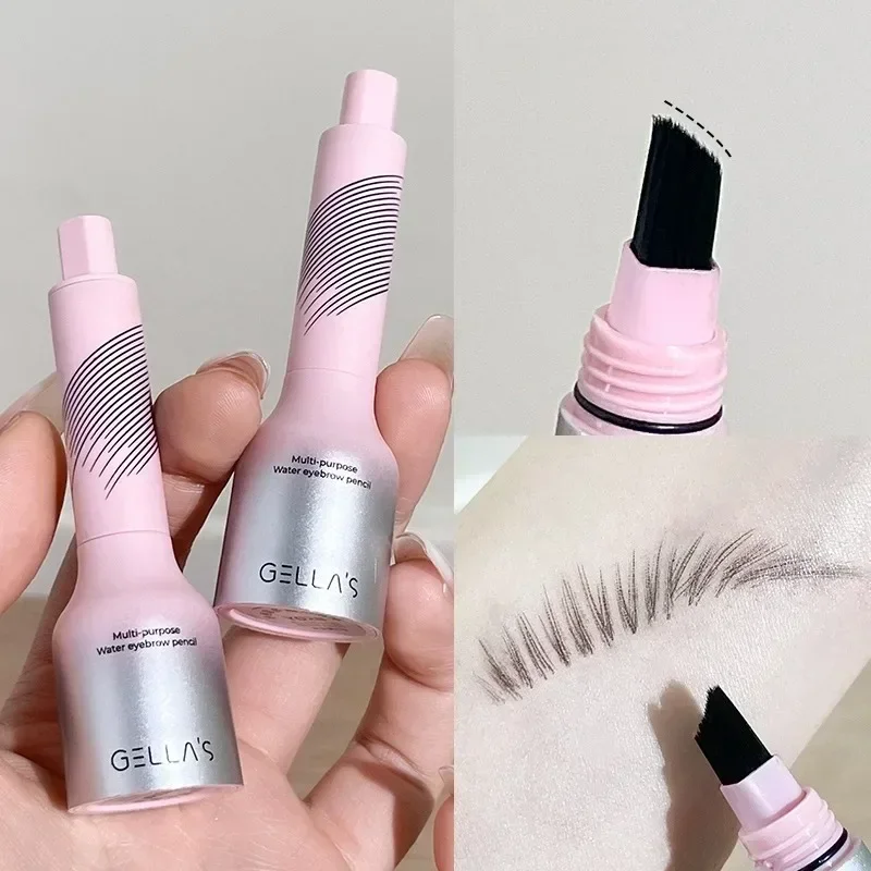 Dual-use Liquid Eyebrow Pencil Hairline Dyeing Stick Distinct Root Wild Eyebrows Tattoo Quick Filling Outline Shadow Makeup