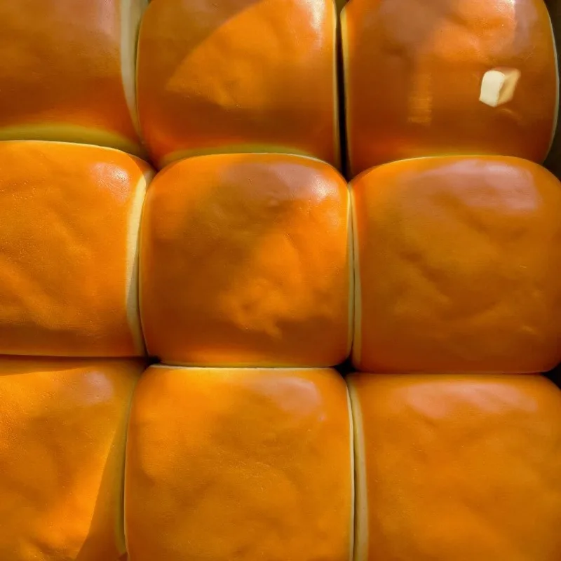 Squishy Simulated Square Cake Toy Slow Rising Stress Relief Sensory Fidget for Anxiety ADHD Autism Gifts for Kids Adults