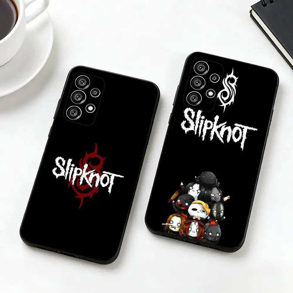 Чехол для телефона Rock S-Slipknots -ES для Samsung S25, S24, S21, S22, S23, S30, Ultra, S20, Plus, Fe, Lite, Note, 10, черный