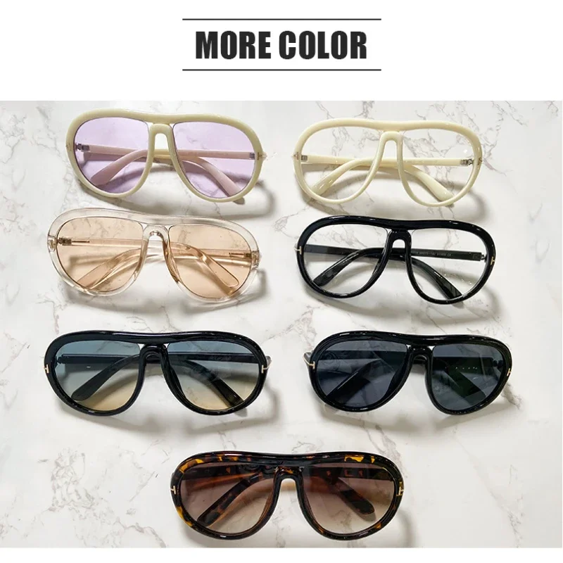 Vintage Retro T-shaped Women's Fashion Luxury Designer Sunglasses New UV400 Men Sunglasses Trend Ultraviolet-proof Sun Glasses