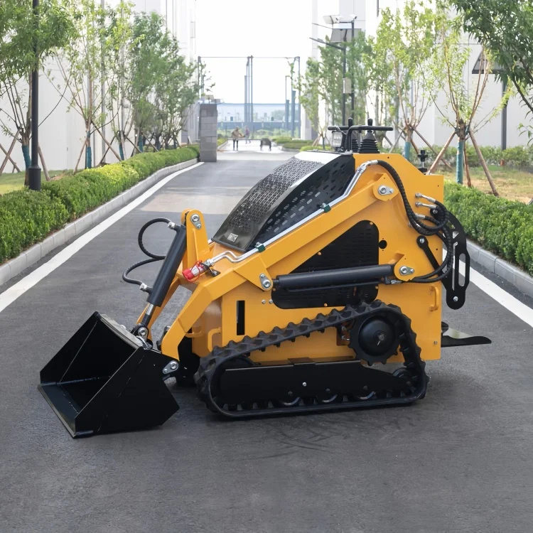 SDLOT Compact Mini Skid Steer Loader Kubota Diesel Engine CE EURO5 Hydraulic Lawn Roller for Garden Ground Compaction - view 2