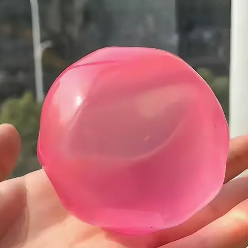 Soft And Squeezable Coconut Oil Handmade Squeezing Ball Fidget Toy for Anxiety Relief Easter Stress Relief Hand Toy image 3