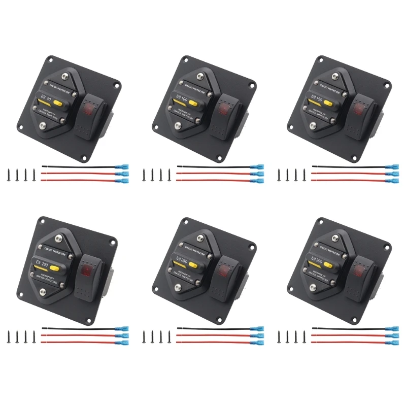 

50A 100A 150A 200A 250A 300A Fuses Reset DC12V-24V Car Boats Auto Waterproof Circuit Protector Dropship