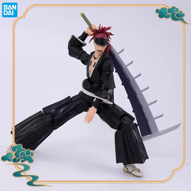 

In Stock Genuine Bandai S.H.Figuarts SHF Anime BLEACH Abarai Renji Model Anime Action Figure Model Toys Collection Doll Gifts