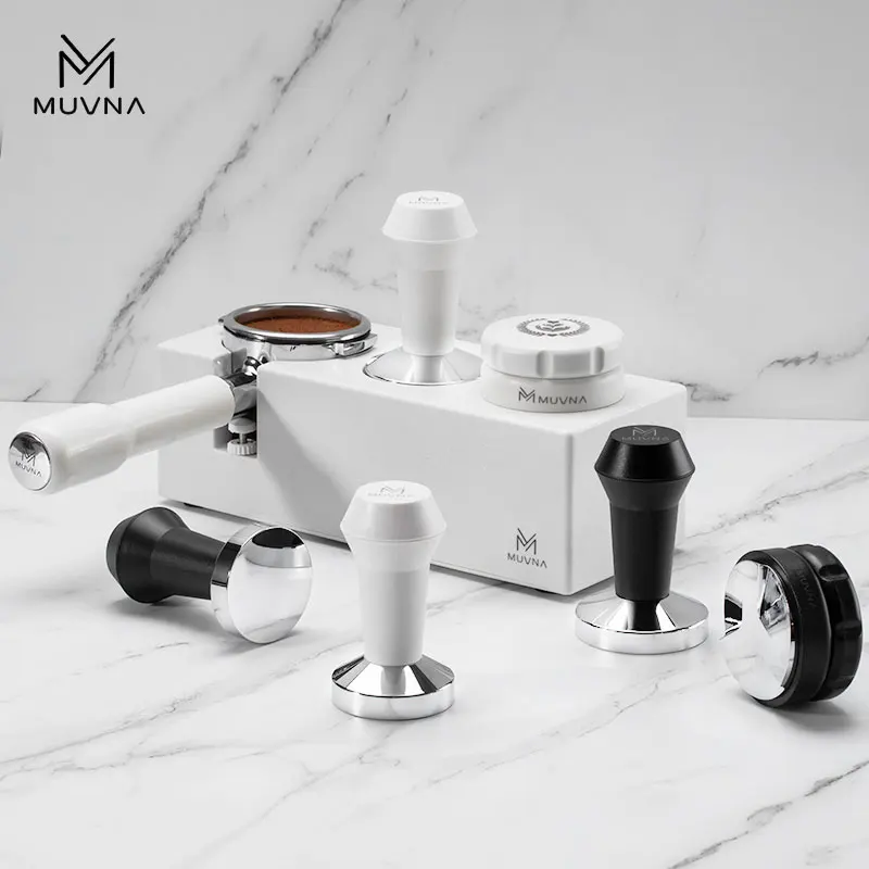 MUVNA 51/53/58mm ABS Coffee Tamper,Espresso Distributor,Professional Barista Tool Portafilter Accessories