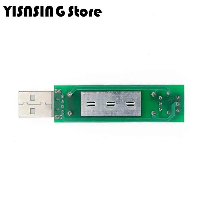 USB Mini Discharge Load Interface Resistor 2A/1A With Switch 1A Green LED 2A Network LED Module Testing Aging Resistor